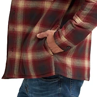 Wrangler Veste chemise en sherpa à capuche