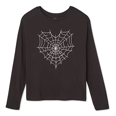 George Girls' Halloween Long Sleeve Tee
