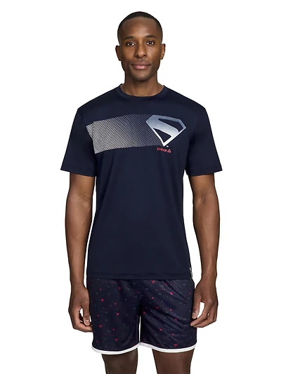 Reebok Men's Superman Logo Graphic Tee
