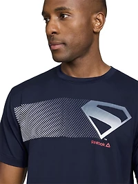 Reebok Men's Superman Logo Graphic Tee