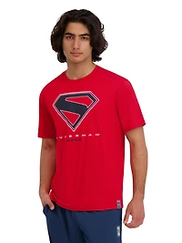 Reebok Men's Superman Linear Graphic Tee