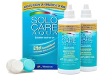 Solution tout-en-un Aqua de Solocare pour lentilles de contact douces 2X360 Paquet double Solution tout-en-un
