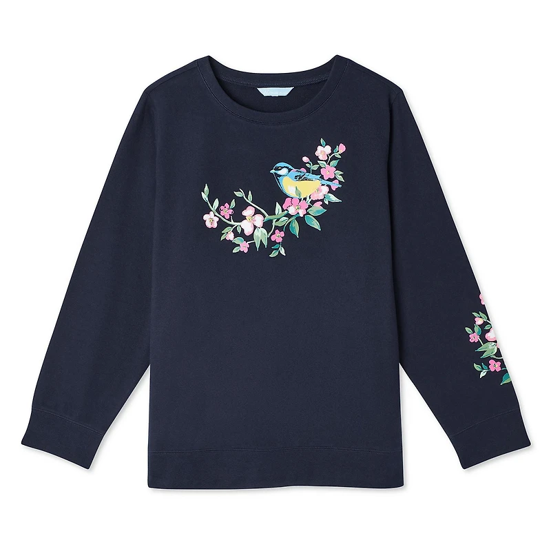 Penmans Plus Women's Crew Neckline Graphic Sweatshirt