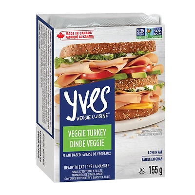 Yves Veggie Turkey Slices, 155g