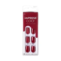 KISS ImPRESS Color - 30 faux ongles, courts Gel en minutes