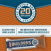 CLIF BUILDERS mini barres protéinées, 10 g de protéines, sans édulcorants artificiels, saveur de chocolat et beurre d'arachide, collation riche en protéines, préparé au Canada 10 x 34 g barres