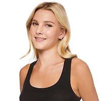 No Boundaries Women's Rib Pajama 2-Piece Set