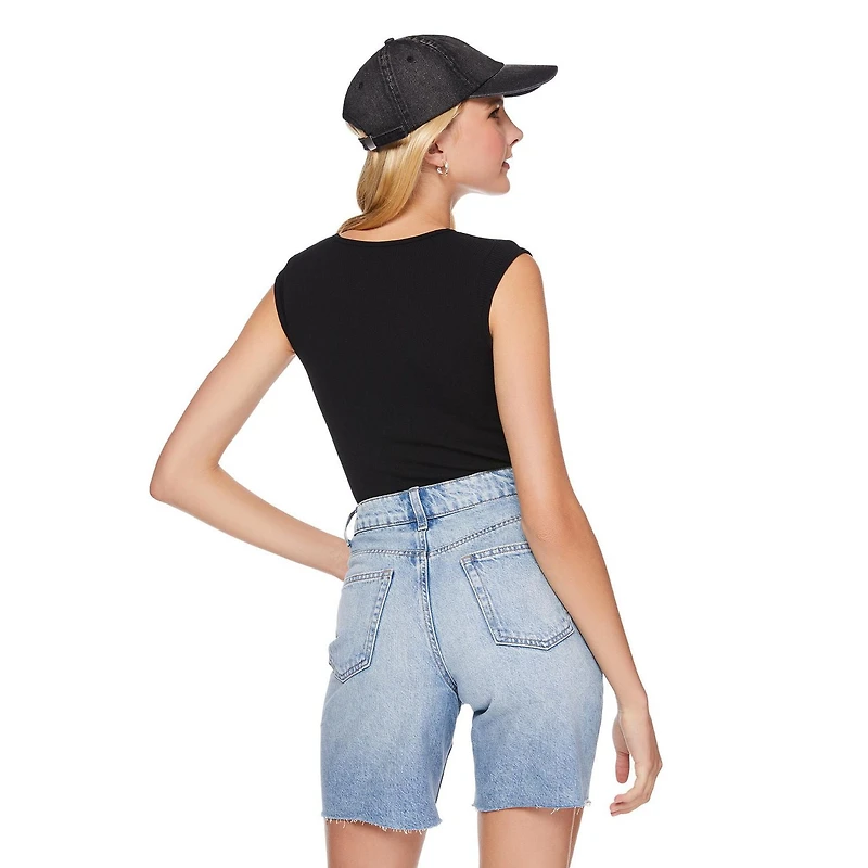 Combinaison à mancherons sans coutures No Boundaries pour femmes Tailles TP–TTG