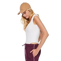 No Boundaries Women's Seamless Cap Sleeve Bodysuit