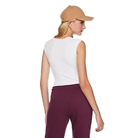 No Boundaries Women's Seamless Cap Sleeve Bodysuit