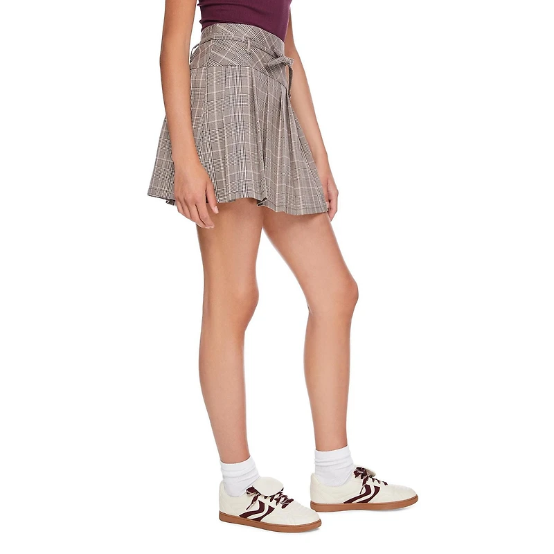 Jupe plissée No Boundaries pour femmes Tailles TP–TTG