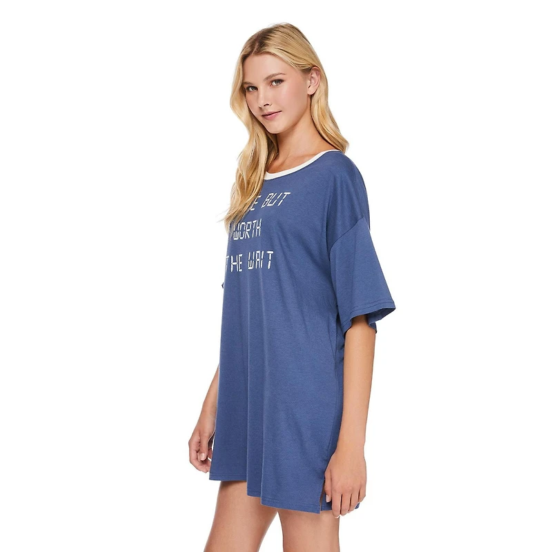 Chemise de nuit No Boundaries pour femmes Tailles TP–TTG