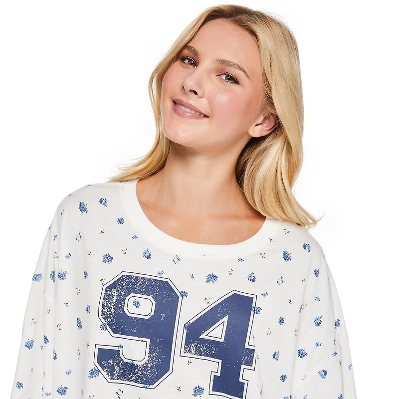 Chemise de nuit No Boundaries pour femmes Tailles TP–TTG
