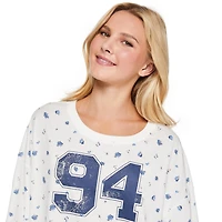 Chemise de nuit No Boundaries pour femmes Tailles TP–TTG