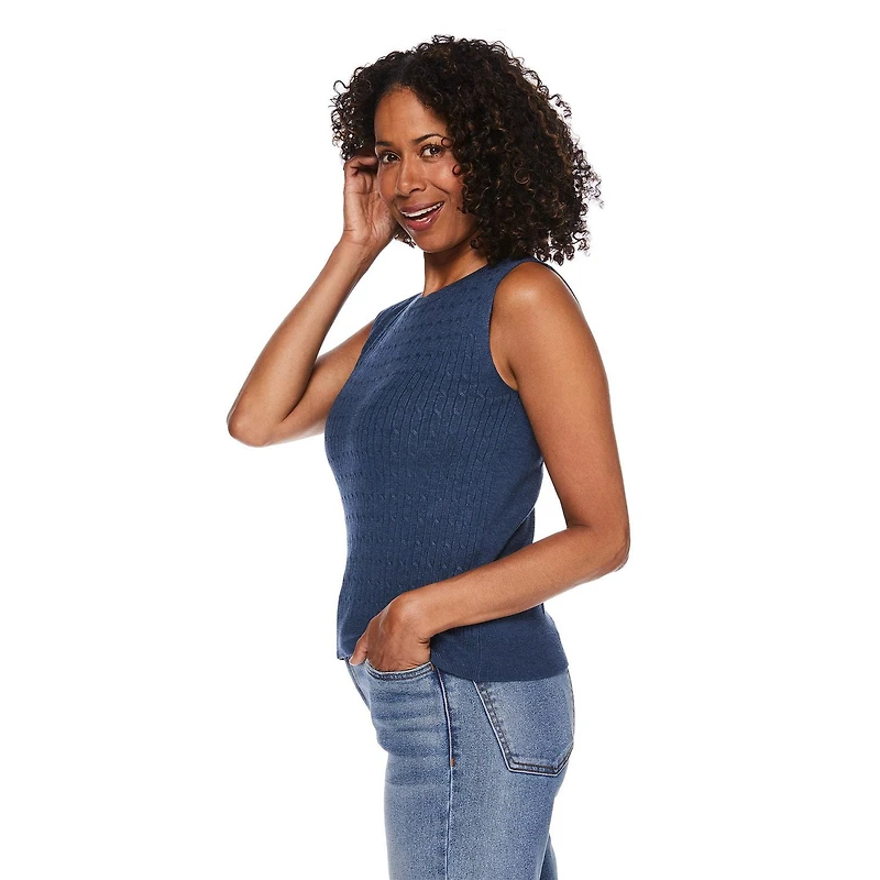 Débardeur en maille torsadée Iyla pour femmes