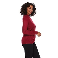 Chandail en maille torsadée Iyla pour femmes Tailles P-TTG