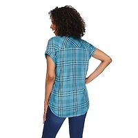 Chemise à carreaux Iyla pour femmes