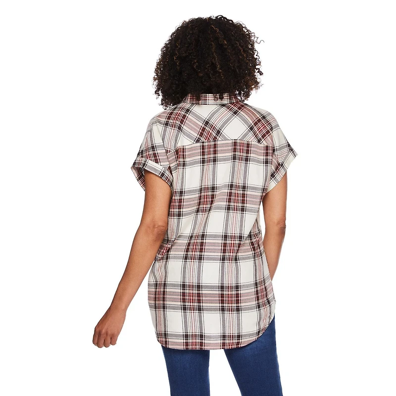 Chemise à carreaux Iyla pour femmes Tailles P-TTG