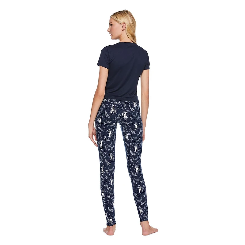 No Boundaries Women's Pajama 2-Piece Set