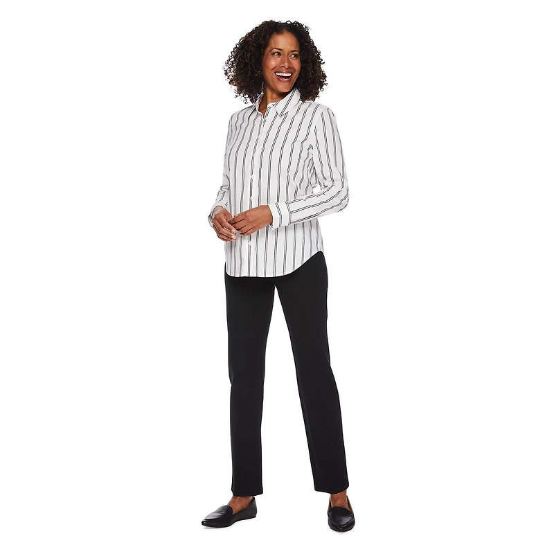 Chemise habillée avec col boutonné Iyla pour femmes Tailles P-TTG