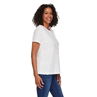 T-shirt à motif ondulé Iyla pour femmes