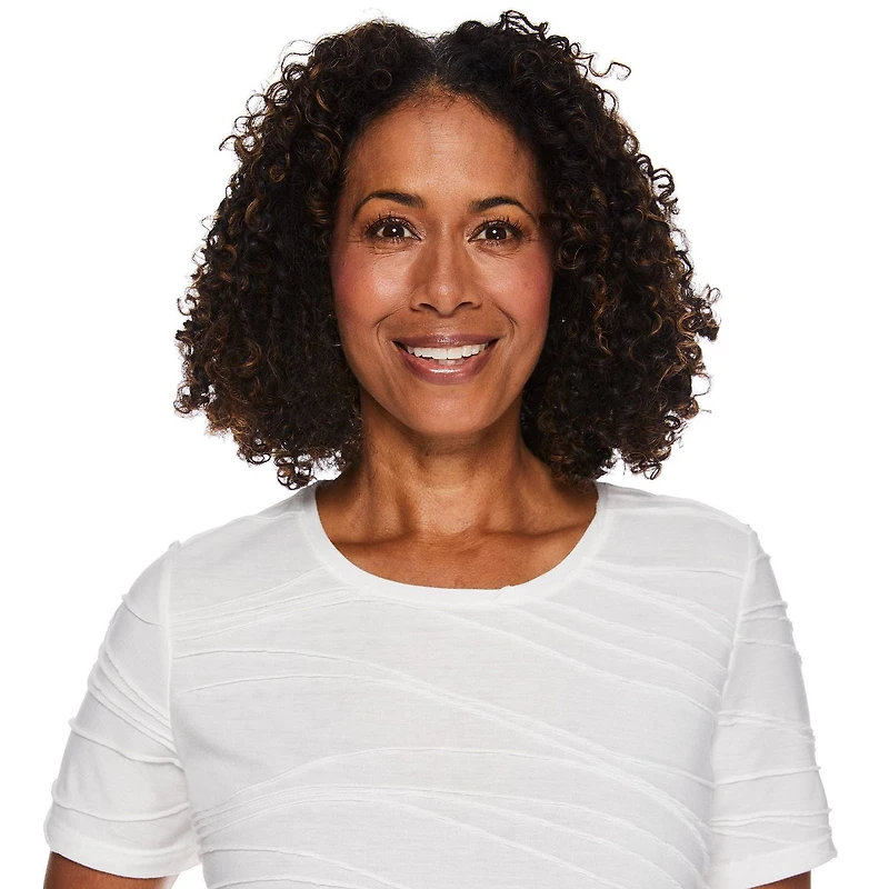 T-shirt à motif ondulé Iyla pour femmes