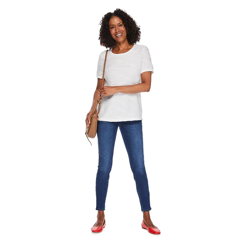 T-shirt à motif ondulé Iyla pour femmes