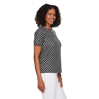 Iyla Women's Crew Neckline Top, Sizes S-XXL