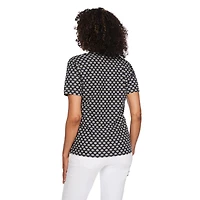 Haut à encolure ras du cou Iyla pour femmes Tailles P-TTG