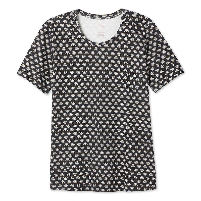 Haut à encolure ras du cou Iyla pour femmes Tailles P-TTG