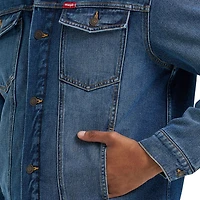 Wrangler Men's Sherpa Lined Denim Jacket