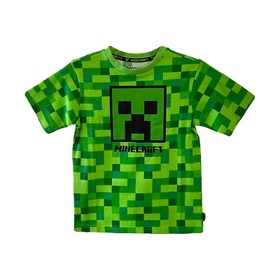 T-shirt Minecraft Pixels pour garçon