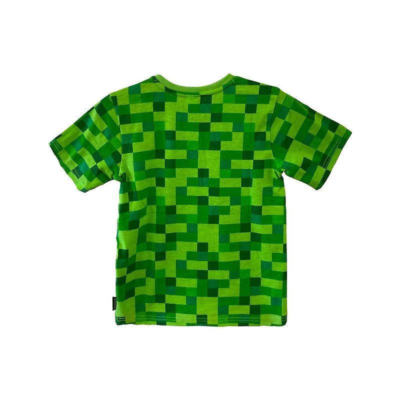 T-shirt Minecraft Pixels pour garçon