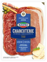 Mastro et San Daniele Charcuterie Trio, viandes salées à sec 150g