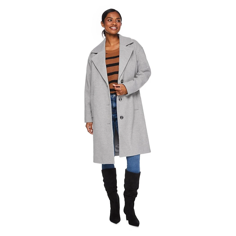 George Women's Long Dress Coat, Sizes XS-XXL