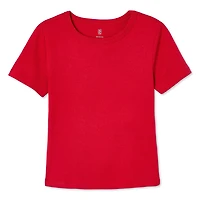 No Boundaries Women's Short Sleeve Baby Tee