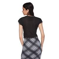 T-shirt en maille No Boundaries pour femmes