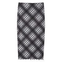 Jupe mi-longue en maille No Boundaries pour femmes