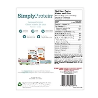 SimplyProtein Lemon Coconut Bars