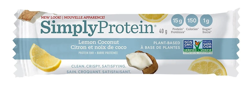 SimplyProtein Lemon Coconut Bars