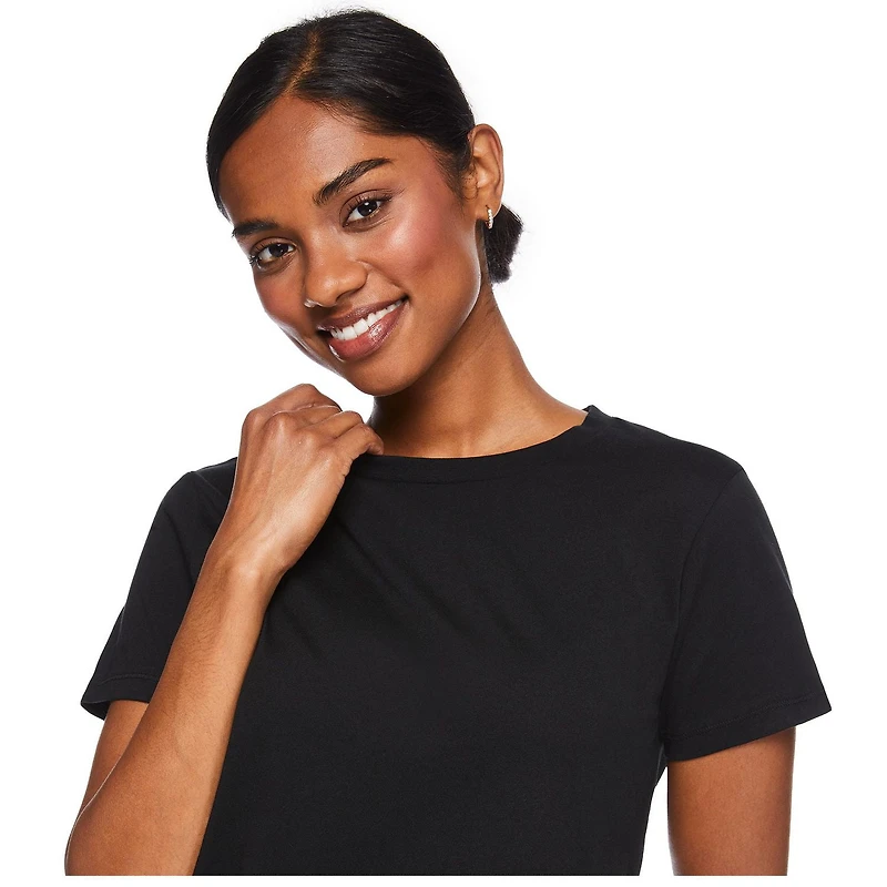 T-shirt raccourci George pour femmes Tailles TP–TTG