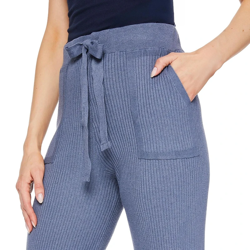 Pantalon en tricot côtelé George pour femmes Tailles TP–TTG