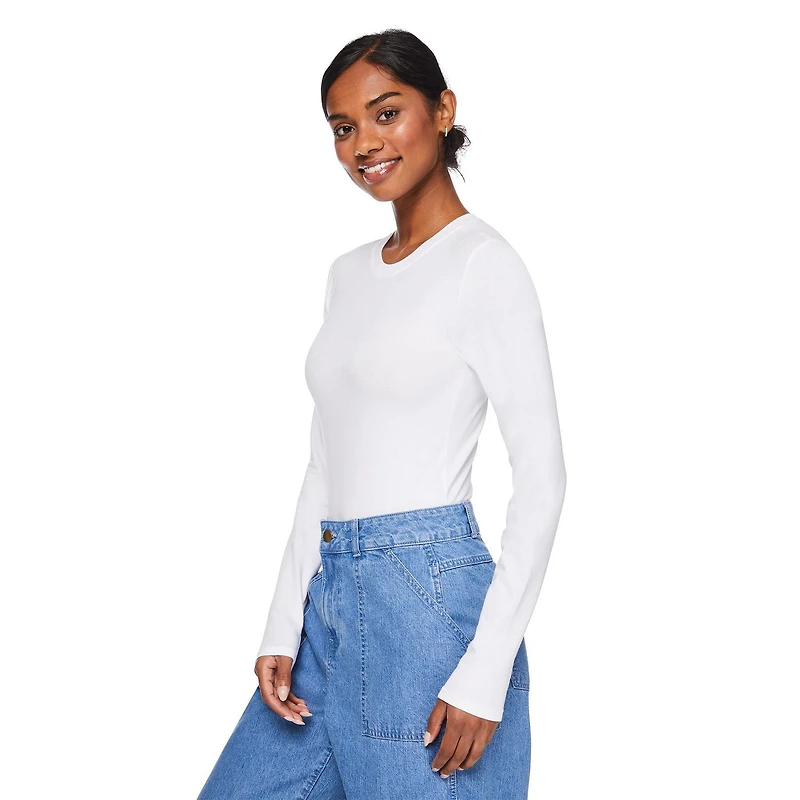 George Women's Crew Neckline Bodysuit, Sizes XS-XXL