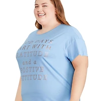 Chemise de nuit George Plus pour femmes Tailles 1X-4X