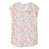 Chemise de nuit avec encolure en V George Plus pour femmes Tailles 1X-4X