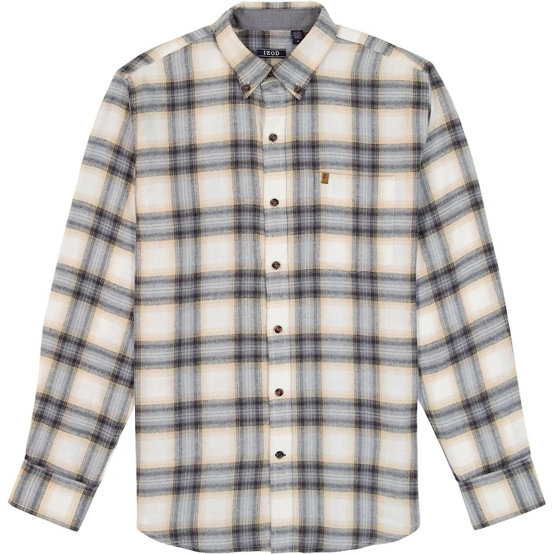 IZOD L/S WOVEN PLAID SHIRT, S-XXL