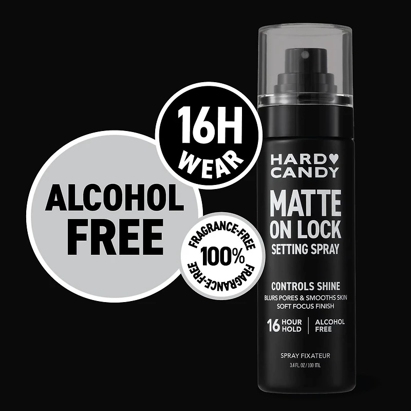 Hard Candy Vaporisateurs fixateurs à verrouillage