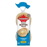 Muffins anglais au levain de Dempster’s® Emb. de 6; 342 g