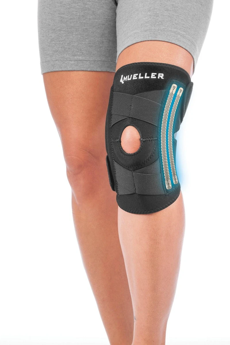 Mueller Self-Adjusting Knee Stabilizer, One Size Fits Most, Black