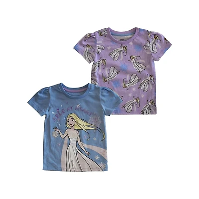 Toddler Girls Disney Frozen 2 2 Pack True Heart Elsa T-Shirts